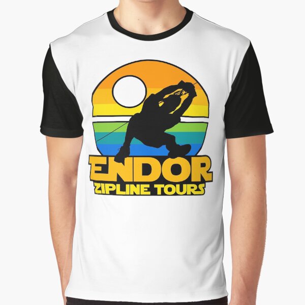 Vista previa del artículo con la obra «Excursiones en tirolesa Star Endor», diseñado y vendido por TraceTheFace.