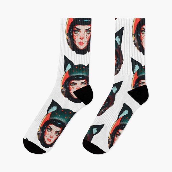 Item preview, Black Cat Vintage Eighties Style 8 designed and sold by HiPolly.