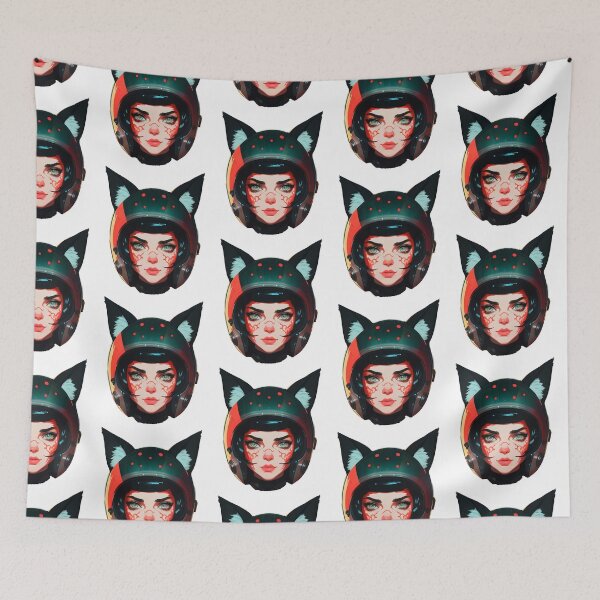 Item preview, Black Cat Vintage Eighties Style 8 designed and sold by HiPolly.