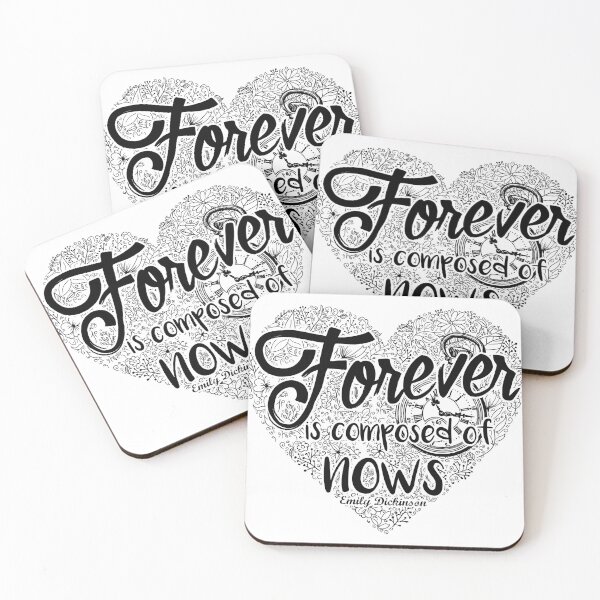 Item preview, Forever is Composed on Nows - Emily Dickinson designed and sold by artsy78.