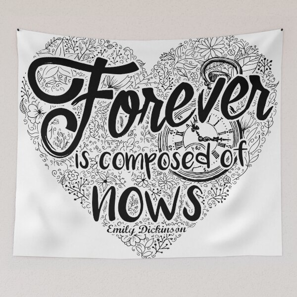 Item preview, Forever is Composed on Nows - Emily Dickinson designed and sold by artsy78.