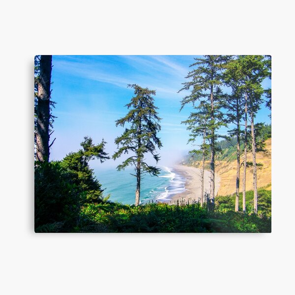 Agate Beach, Patricks Point State Park, Humboldt County, California Metal Print