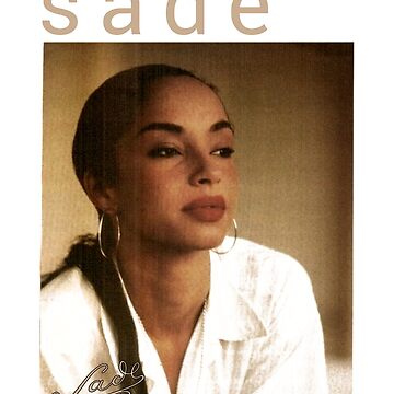 Sade Adu Music Band Jazz Pop Vintage Signature Retro 80s 90s 