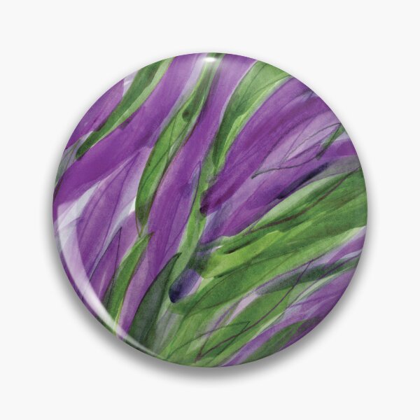 Item preview, Purple Morning Glory Spray designed and sold by Alexandria Levin.