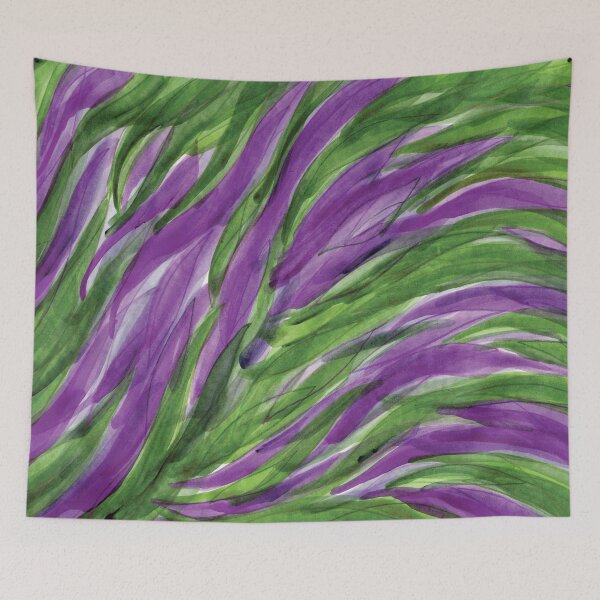 Item preview, Purple Morning Glory Spray designed and sold by Alexandria Levin.