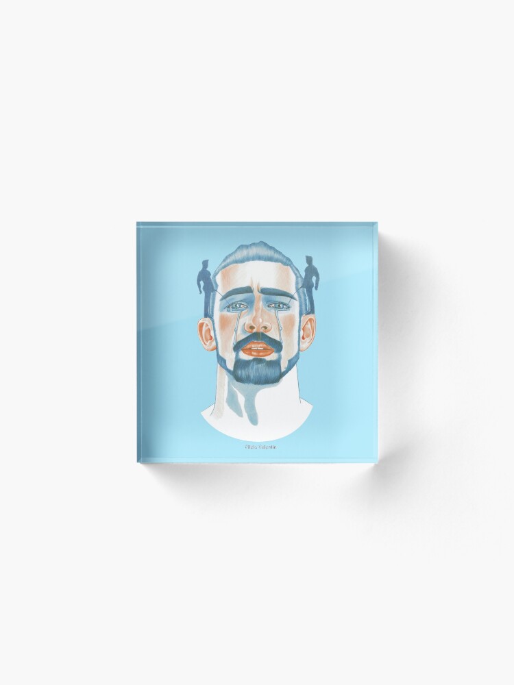 Alternate view of How Tears are made Acrylic Block