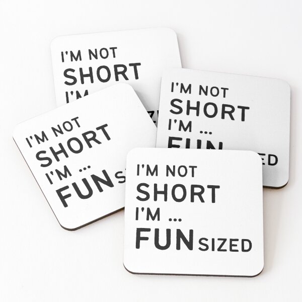 Item preview, I'm not short I'm fun sized T-Shirt Funny sayings Tee designed and sold by Sarocha Kaewsanod.