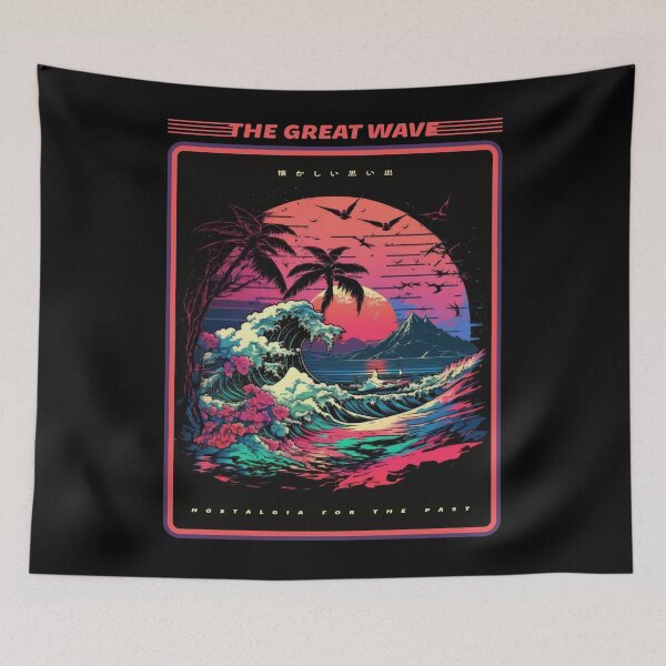 Item preview, Nostalgic Waves The Great Wave Japanese designed and sold by SamuraiSwords.