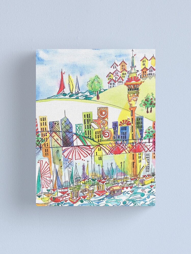 Alternate view of Auckland cityscape Canvas Print