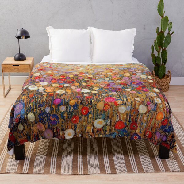 Item preview, Gustav Klimt Flower Garden designed and sold by maniacfitness.