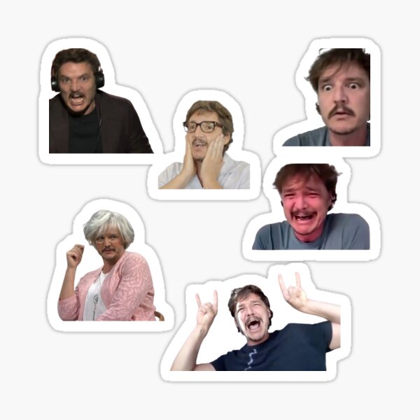 Item preview, Pedro Pascal Sticker Pack designed and sold by eldrury.