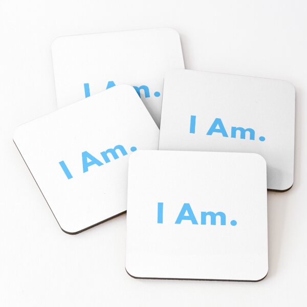 Item preview, I Am. Light Blue designed and sold by TheIAmShop.
