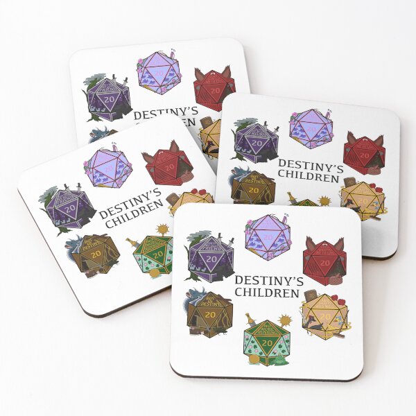 Item preview, Neverafter Destinys Children D20 Dice Set  designed and sold by citrinecreates.