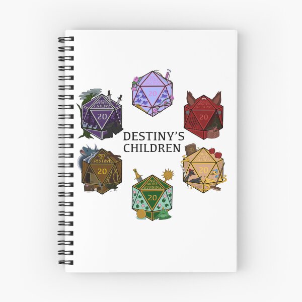Item preview, Neverafter Destinys Children D20 Dice Set  designed and sold by citrinecreates.