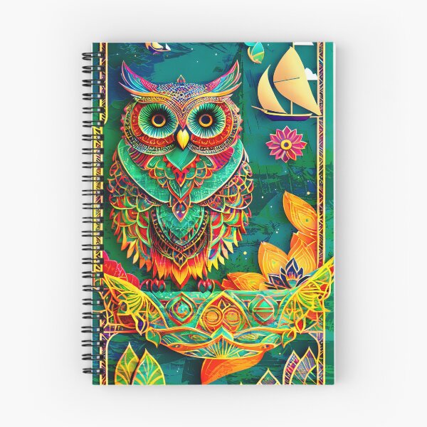 Item preview, Emerald Owl on a Branch designed and sold by vimpizas.