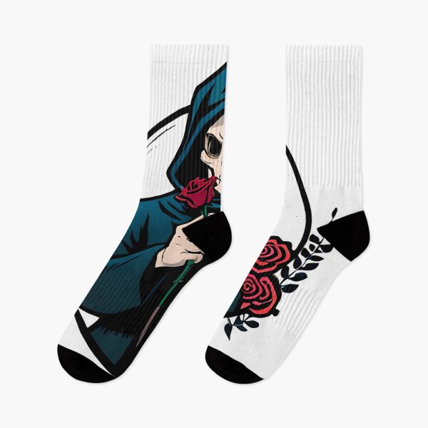 Item preview, The Elegance of Death - A Single Rose in the Grim Reaper's Hand designed and sold by GalihDA.