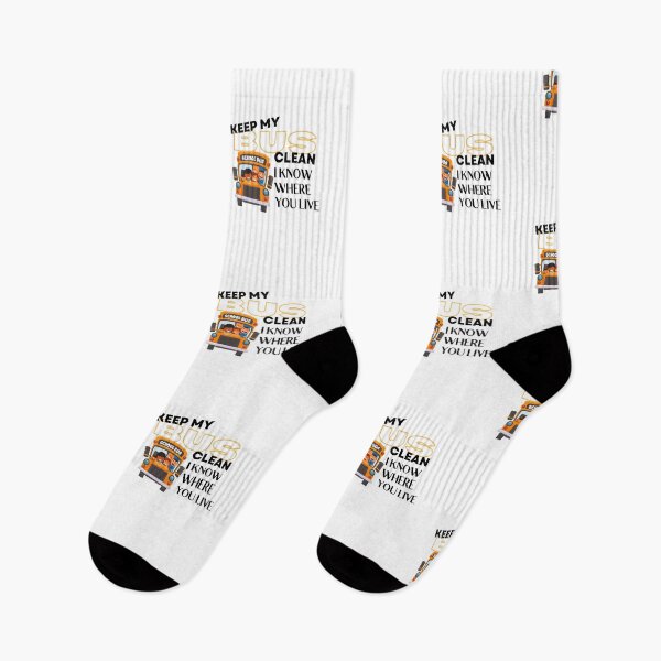 Item preview, keep my bus clean i know where you live designed and sold by TThousand.