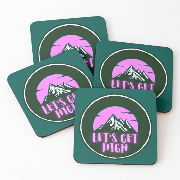 Item preview, Let's Get High Mountains  designed and sold by TeeKid.