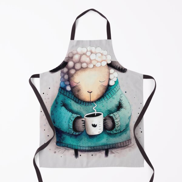 Item preview, Sleepy Sheep And Coffee designed and sold by prettykaler.