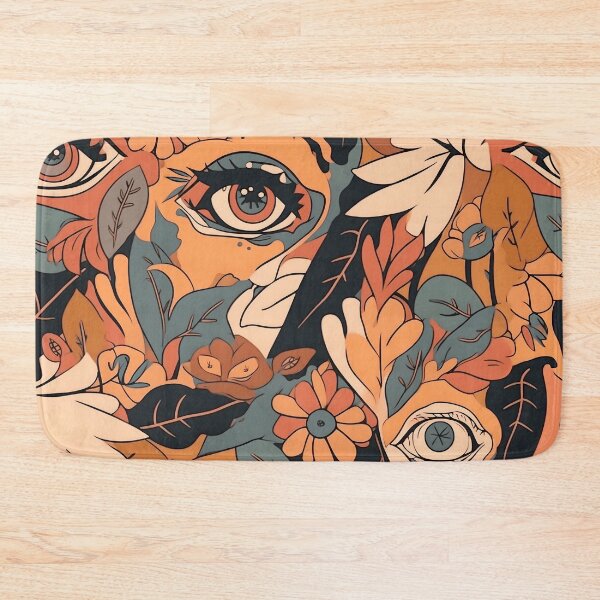 Item preview, Abstract Eyes and Flower Pattern designed and sold by Seetears.