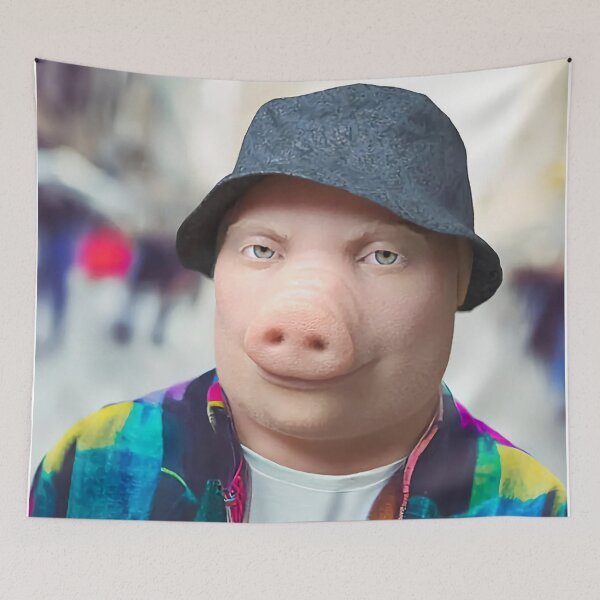 Item preview, John Pork designed and sold by palmwillow.