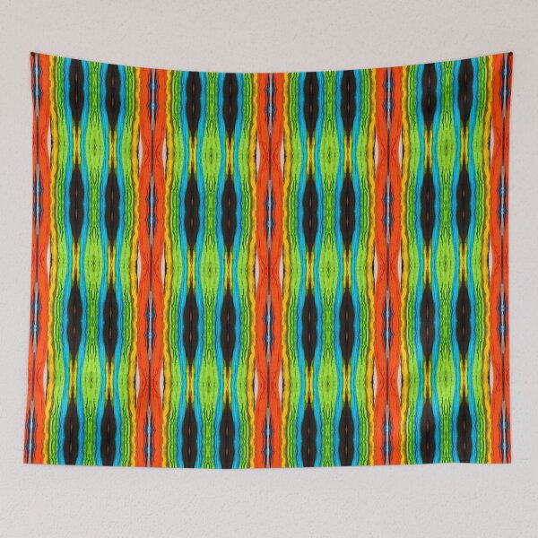Artikelvorschau, Brightly Dyed Colorful Fabric Kaleidoscope Pattern 2 entworfen und verkauft von Swabcraft.