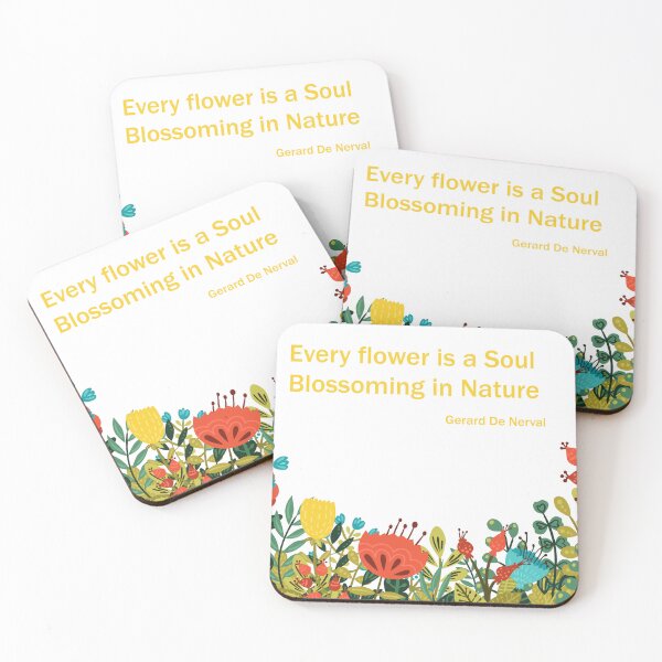 Item preview, Every Flower is a Soul designed and sold by Honey Myrtle Studio.