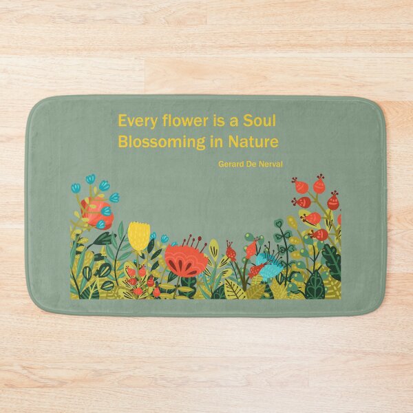Item preview, Every Flower is a Soul designed and sold by Honey Myrtle Studio.