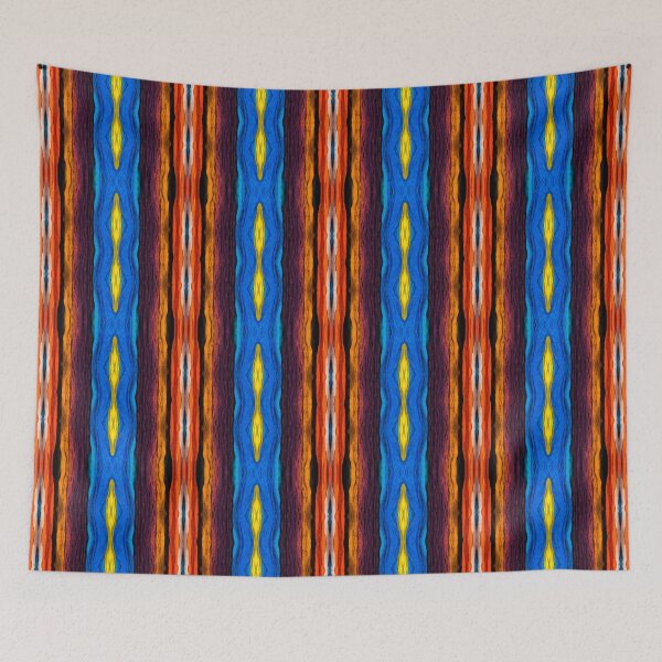 Aperçu de l'œuvre Brightly Dyed Colorful Fabric Kaleidoscope Pattern 4 créée et vendue par Swabcraft.
