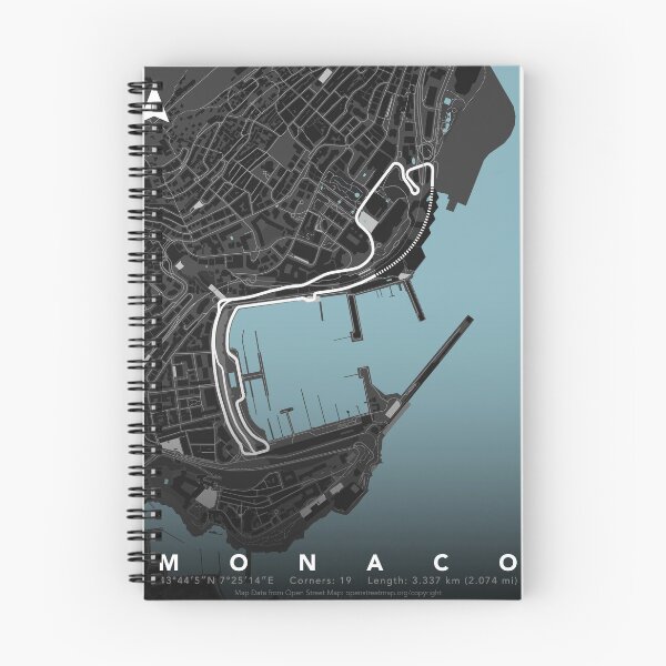 Item preview, Monaco Grand Prix | Formula 1 Prints | Track Map Poster | Gifts For Him | Gifts For Her | F1 Map Print designed and sold by MoshoboMakes.