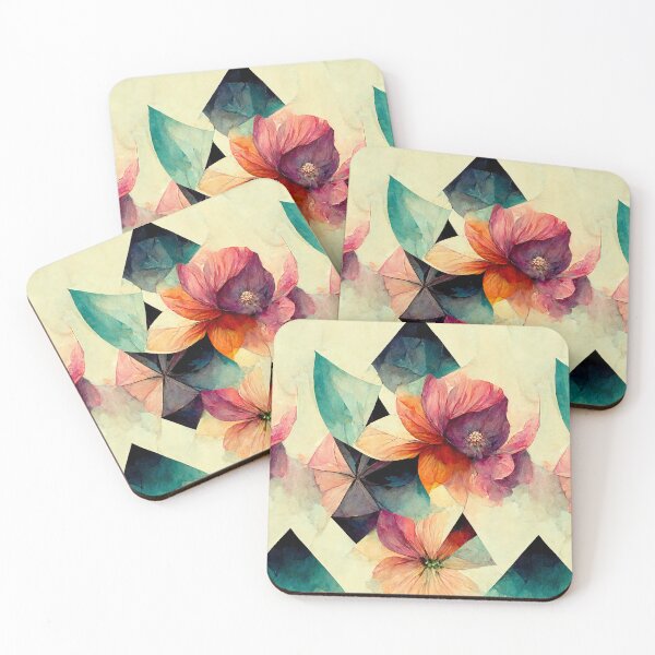 Item preview, Geandria - Geometric Bouquet (3/4) designed and sold by sabantha.