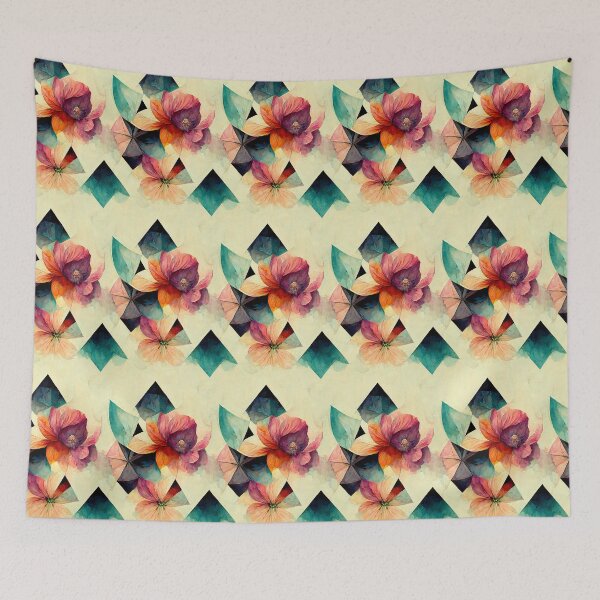 Item preview, Geandria - Geometric Bouquet (3/4) designed and sold by sabantha.