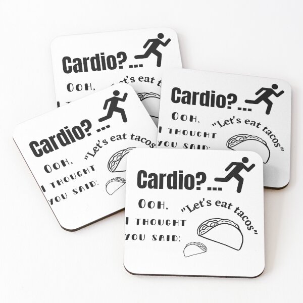 Item preview, Cardio? Let's Eat Tacos! designed and sold by BobbysByBobby.