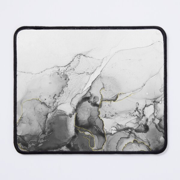 Item preview, Gray and Gold Alcohol Ink Pattern designed and sold by Lady-Lilac.