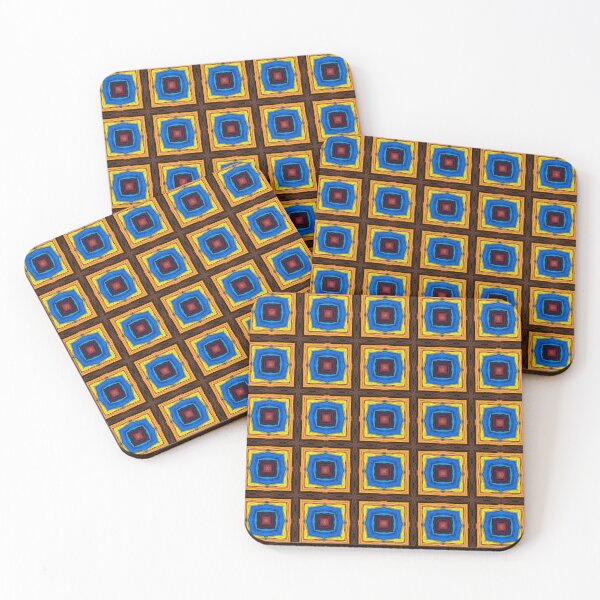 Artikelvorschau, Brightly Dyed Colorful Fabric Kaleidoscope Pattern 6 entworfen und verkauft von Swabcraft.