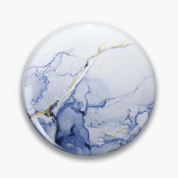 Item preview, Blue and Gold Alcohol Ink Pattern designed and sold by Lady-Lilac.