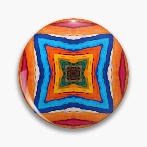 Artikelvorschau, Brightly Dyed Colorful Fabric Kaleidoscope Pattern 8 entworfen und verkauft von Swabcraft.