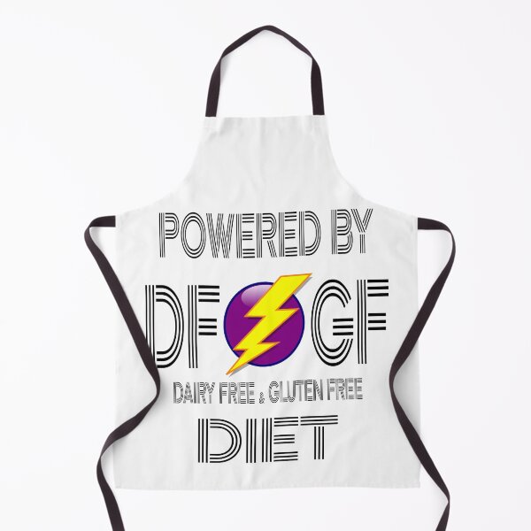 Item preview, Powered By DF/GF: Dairy Free & Gluten Free Diet. For Light Backgrounds designed and sold by Paul Corps.
