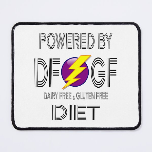 Item preview, Powered By DF/GF: Dairy Free & Gluten Free Diet. For Light Backgrounds designed and sold by Paul Corps.