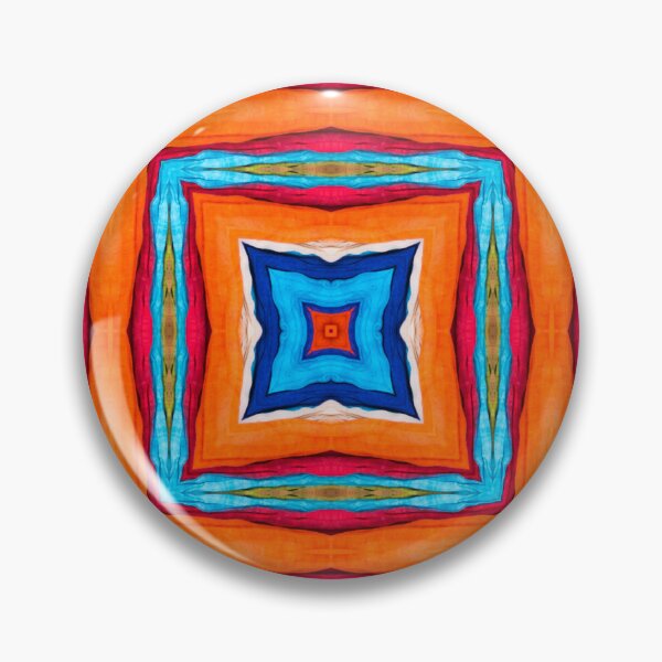 Artikelvorschau, Brightly Dyed Colorful Fabric Kaleidoscope Pattern 9 entworfen und verkauft von Swabcraft.