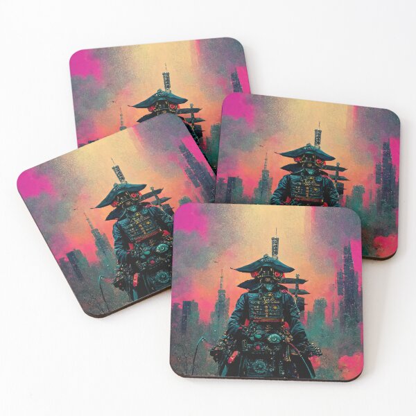 Item preview, Neo Bushido - Cyberpunk Samurai designed and sold by ArkMinted.