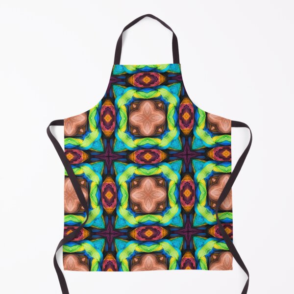 Artikelvorschau, Brightly Dyed Colorful Fabric Kaleidoscope Pattern 13 entworfen und verkauft von Swabcraft.