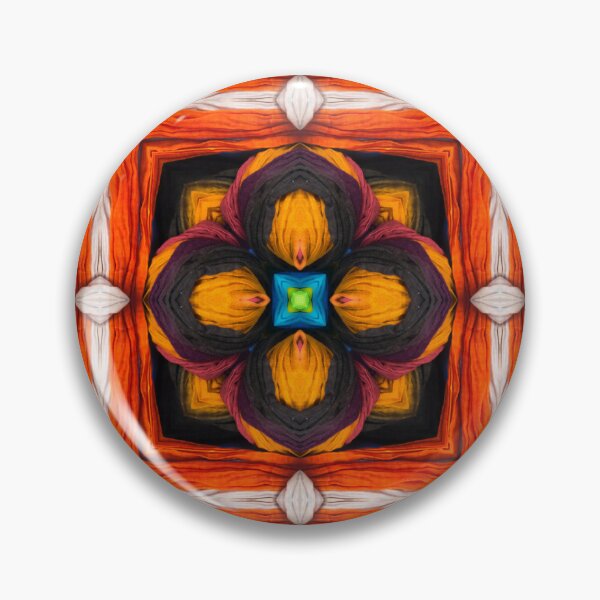 Artikelvorschau, Brightly Dyed Colorful Fabric Kaleidoscope Pattern 14 entworfen und verkauft von Swabcraft.