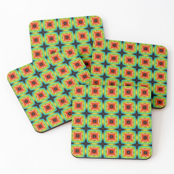 Artikelvorschau, Brightly Dyed Colorful Fabric Kaleidoscope Pattern 15 entworfen und verkauft von Swabcraft.