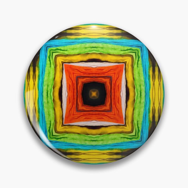 Artikelvorschau, Brightly Dyed Colorful Fabric Kaleidoscope Pattern 15 entworfen und verkauft von Swabcraft.