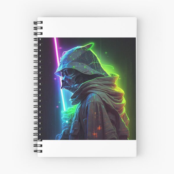 Item preview, Neon warrior with light saber designed and sold by Yoashop.
