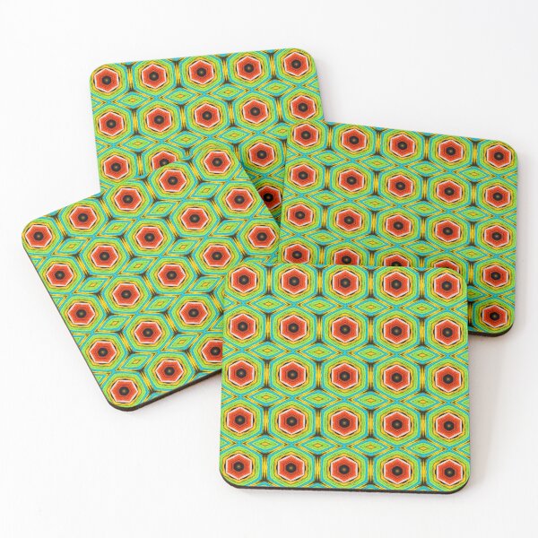 Artikelvorschau, Brightly Dyed Colorful Fabric Kaleidoscope Pattern 16 entworfen und verkauft von Swabcraft.