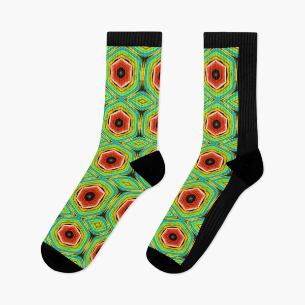 Item preview, Brightly Dyed Colorful Fabric Kaleidoscope Pattern 16 designed and sold by Swabcraft.