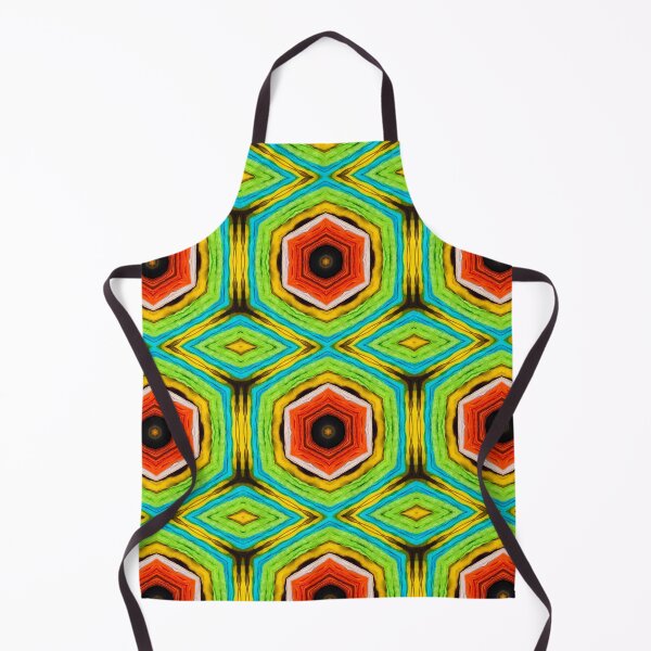 Artikelvorschau, Brightly Dyed Colorful Fabric Kaleidoscope Pattern 16 entworfen und verkauft von Swabcraft.