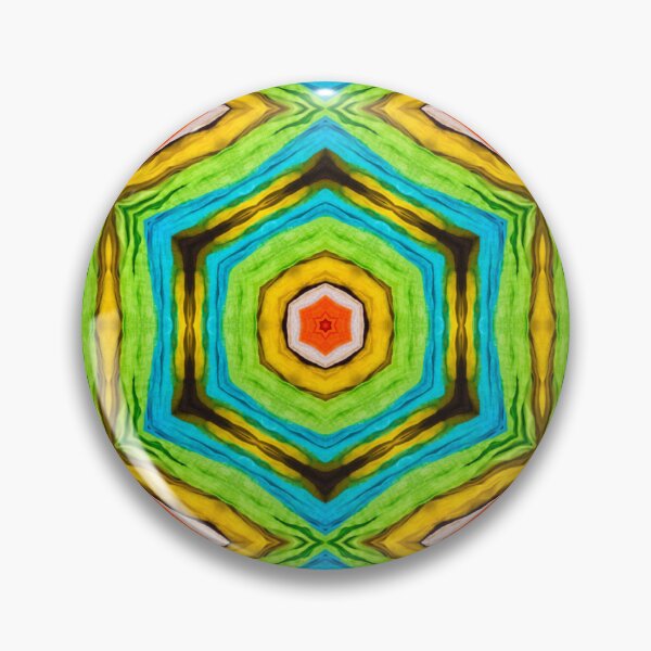 Artikelvorschau, Brightly Dyed Colorful Fabric Kaleidoscope Pattern 17 entworfen und verkauft von Swabcraft.